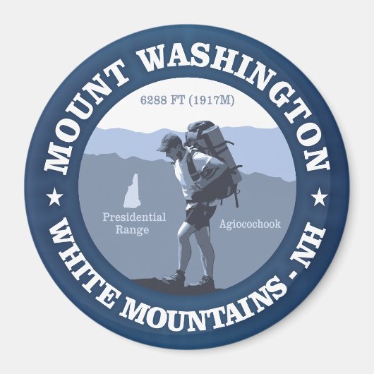 Mount Washington Magneet (Voorkant)