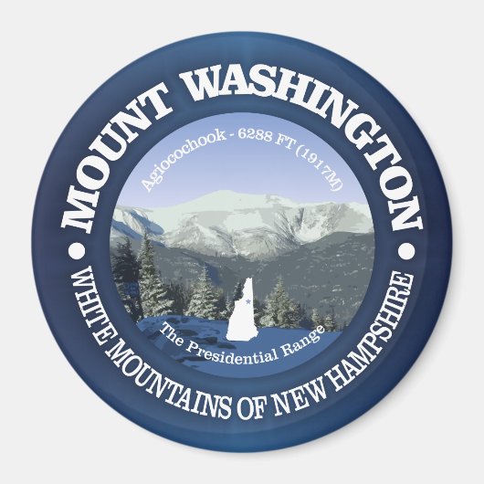 Mount Washington Magneet (Voorkant)