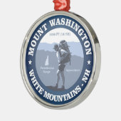 Mount Washington Metalen Ornament (Links)