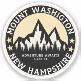 Mount Washington Mountain Souvenir Mount Washingto Sticker