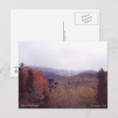 Mount Washington New Hampshire Briefkaart (Voorkant / Achterkant)