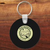 Mount Washington New Hampshire Hiking Skiing Retro Sleutelhanger (Voorkant)