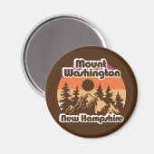 Mount Washington New Hampshire Magneet (Voorkant / Achterkant)