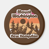 Mount Washington New Hampshire Magneet (Voorkant)