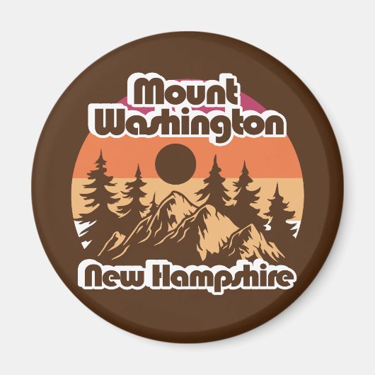 Mount Washington New Hampshire Magneet (Voorkant)