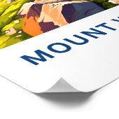 Mount Washington New Hampshire Reisprint Poster (Hoek)