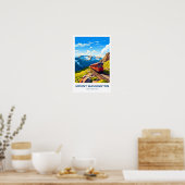Mount Washington New Hampshire Reisprint Poster (Keuken)