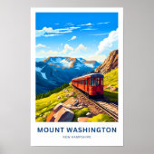 Mount Washington New Hampshire Reisprint Poster (Voorkant)