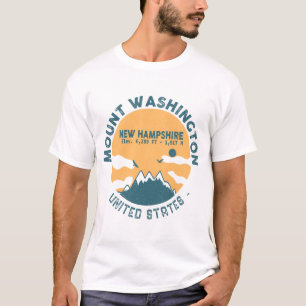 Mount Washington New Hampshire - Retro  T-shirt