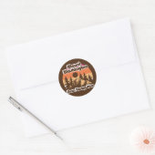 Mount Washington New Hampshire Ronde Sticker (Envelop)