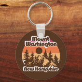 Mount Washington New Hampshire Sleutelhanger (Achterkant)