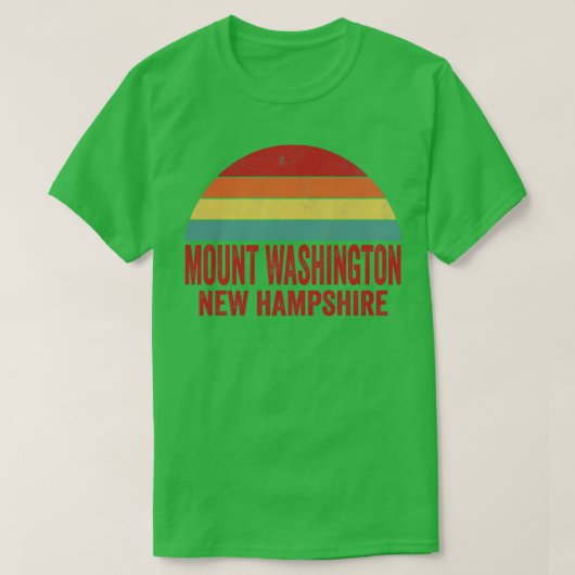 Mount Washington New Hampshire T-shirt (Design voorkant)