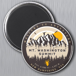 Mount Washington New Hampshire Wandelcamping Magneet