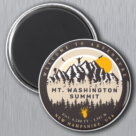 Mount Washington New Hampshire Wandelcamping Magneet