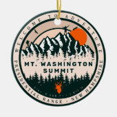 Mount Washington New Hampshire Wandelsouvenirs Keramisch Ornament (Voorkant)
