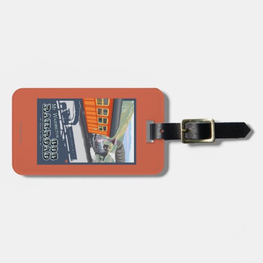 Mount Washington, New HampshireCog Railroad Bagagelabel (Voorkant horizontaal)