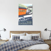 Mount Washington, New HampshireCog Railroad Canvas Afdruk (Insitu (Slaapkamer))