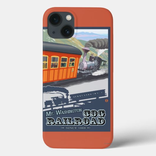 Mount Washington, New HampshireCog Railroad Case-Mate iPhone Case (Achterkant)