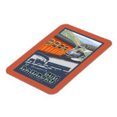 Mount Washington, New HampshireCog Railroad Magneet (Linkerzijde)