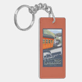 Mount Washington, New HampshireCog Railroad Sleutelhanger (Voorkant Links)