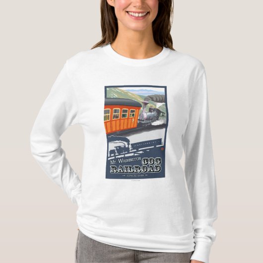 Mount Washington, New HampshireCog Railroad T-shirt (Voorkant)
