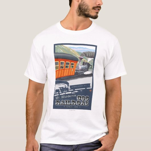 Mount Washington, New HampshireCog Railroad T-shirt (Voorkant)