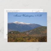 Mount Washington, NH Briefkaart (Voorkant / Achterkant)