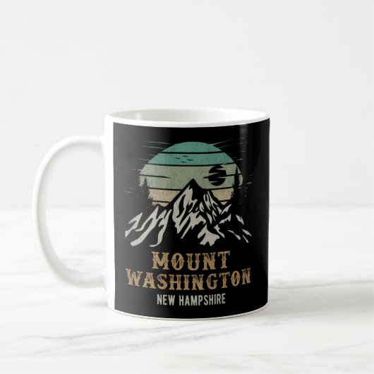 Mount Washington NH Merchandise Wandelen Mt Washin Koffiemok (Links)