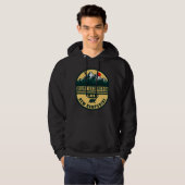 Mount Washington NH Retro Sunset Souvenirs 60s Hoodie (Voorkant volledig)