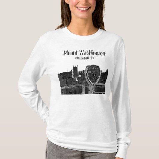 Mount Washington, Pittsburgh, PA T-shirt (Voorkant)