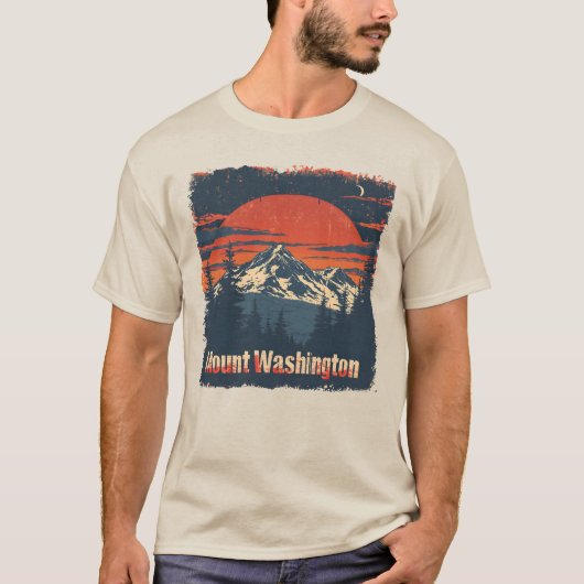 Mount Washington Ski Adventure T-shirt (Voorkant)