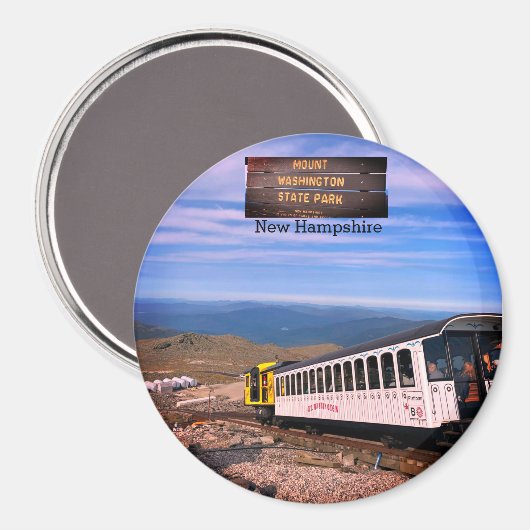 Mount Washington State Park New Hampshire Magnet (Voorkant / Achterkant)