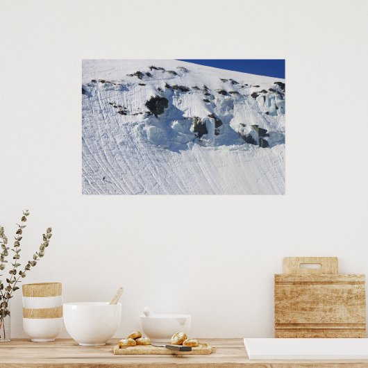 Mount Washington Tuckermans Ravine Skiier Poster (Keuken)