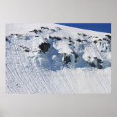 Mount Washington Tuckermans Ravine Skiier Poster (Voorkant)