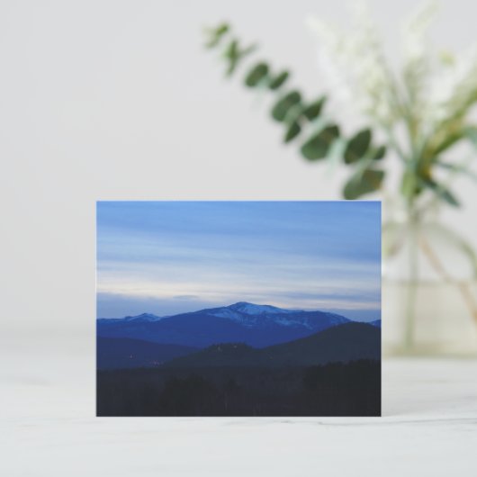 Mount Washington Twilight Briefkaart (Staand voorkant)