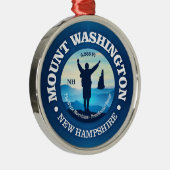 Mount Washington (V) Metalen Ornament (Rechts)