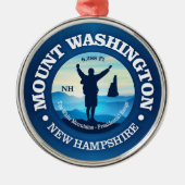 Mount Washington (V) Metalen Ornament (Voorkant)