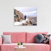Mount Whitney beklimmen Canvas Afdruk (Insitu (Woonkamer))