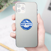 Mount Whitney California Mountain Logo Sticker (Telefoon)
