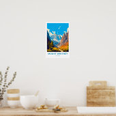 Mount Whitney California Travel Print (Keuken)