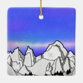 Mount Whitney Keramisch Ornament (Achterkant)