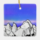 Mount Whitney Keramisch Ornament (Voorkant)