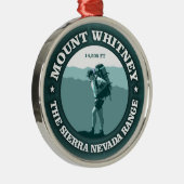 Mount Whitney Metalen Ornament (Rechts)