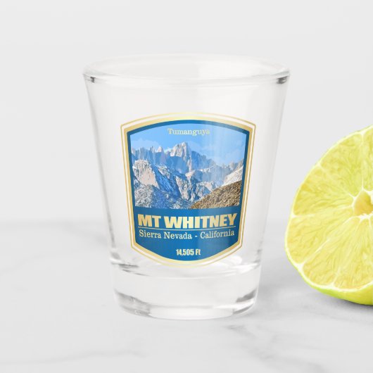 Mount Whitney (PF) Shot Glas (Voorkant)