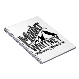 Mount Whitney Sierra Nevada Reisposter Notitieboek