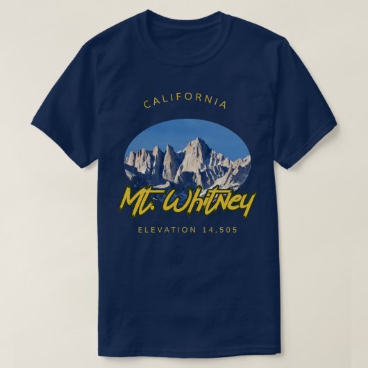 MOUNT WHITNEY TShirt (Design voorkant)