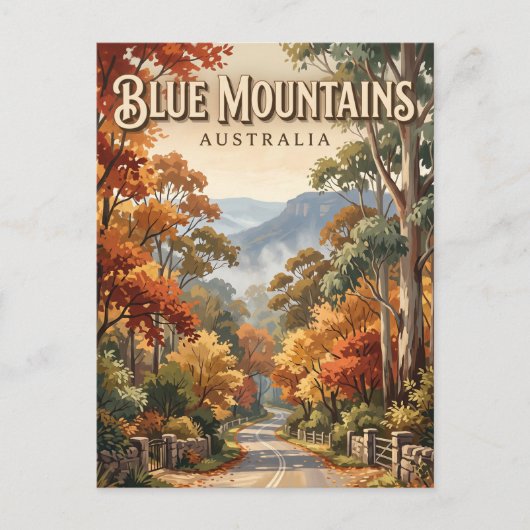 Mount Wilson Australië Briefkaart (Voorkant)