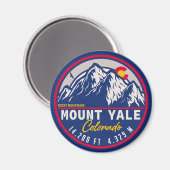Mount Yale Colorado - 14-ers viertiener wandelend Magneet (Voorkant / Achterkant)