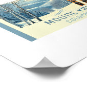 Mount Yale Colorado skigebied Poster (Hoek)