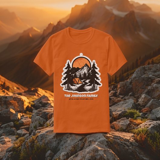 Mountain Adventure aangepaste familie reünie T-shirt